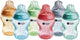 Tommee Tippee Natural Start Babyflaschen, Set mit 6 x 260 ml Babyflaschen – niedrige Fördergeschwindigkeit 0 m+ – bunt