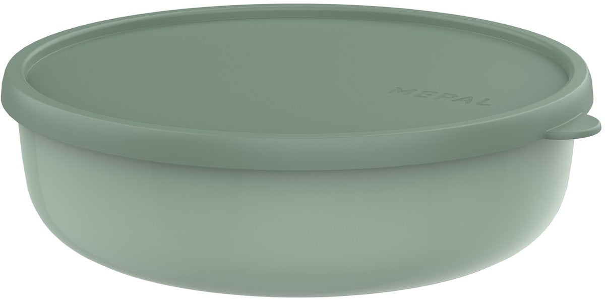 Mepal Aufbewahrungsbox Lumina – 2 l – Mikrowellenbehälter mit Deckel – nordischer Salbei