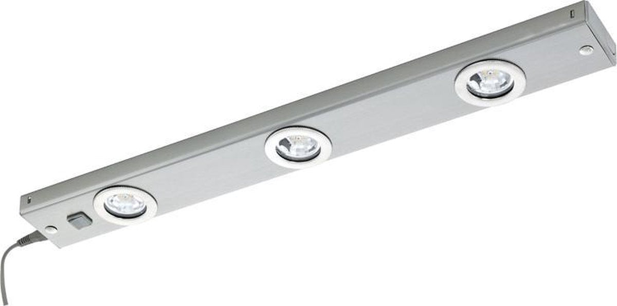 Eglo kob LED-Unterbauleuchte - 60 cm - 3-flammig - Nickel matt
