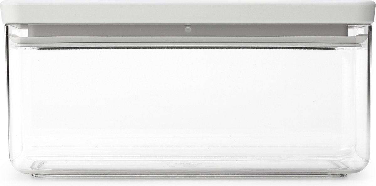 Brabantia leckere+ Vorratsdose – stapelbar – 1,5 l – hellgrau