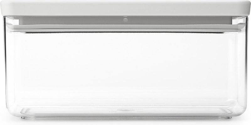 Brabantia leckere+ Vorratsdose – stapelbar – 1,5 l – hellgrau