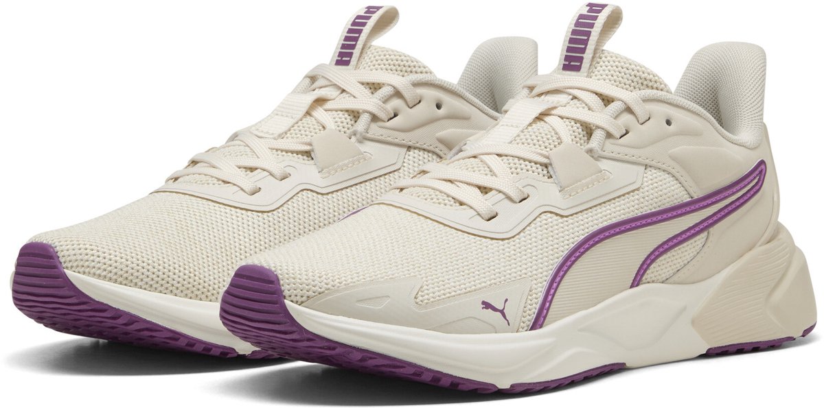 Puma Disperse XT 4 Knit Unisex-Sportschuhe – Alpine Snow-Electric Orchid-Plum Wine