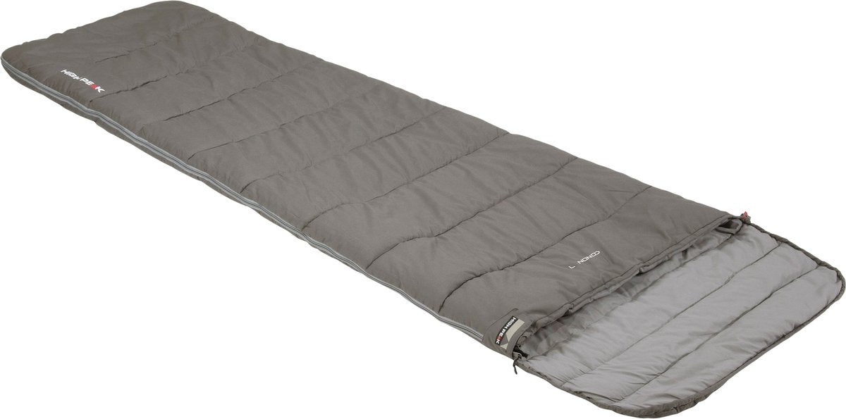 High-Peak-Schlafsack Conon 7 Polycotton 220 x 60 80 cm grau