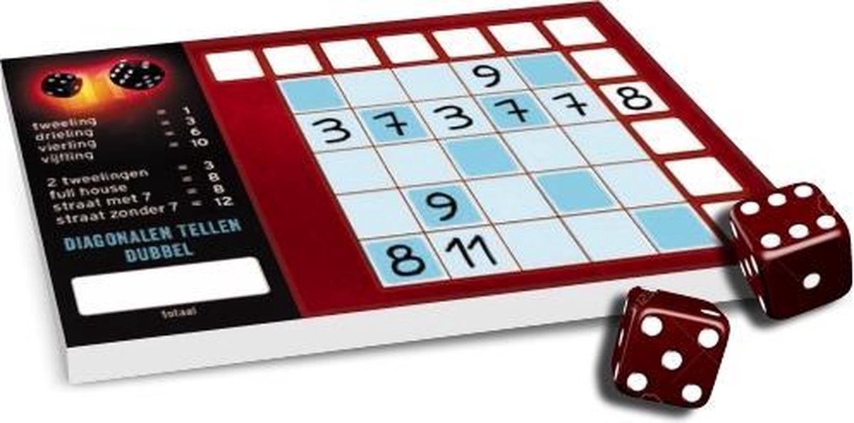 Weiße Kobold-Spiele. Weißes Kobold-Knister-Würfelspiel