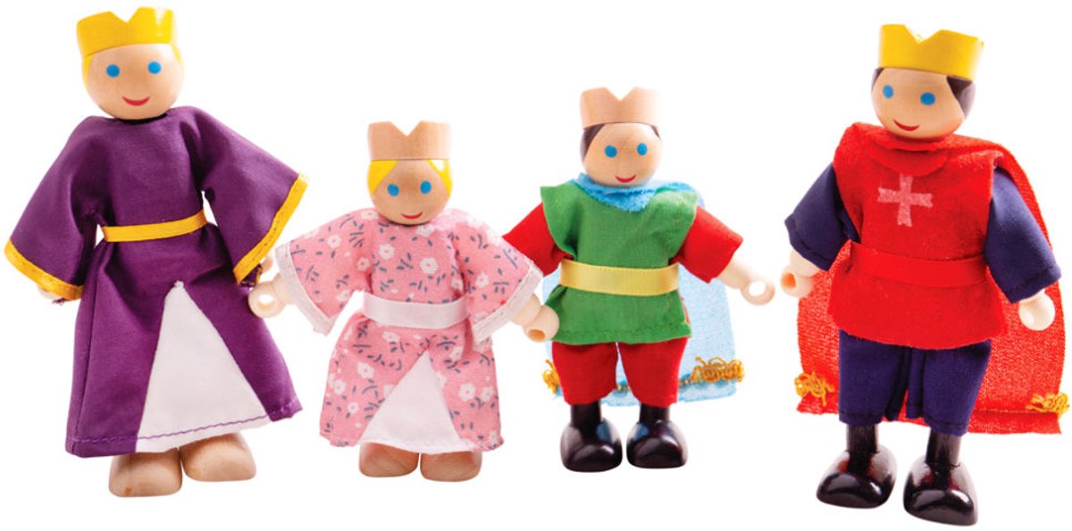 Bigjigs Puppenhauspuppen – königliche Familie