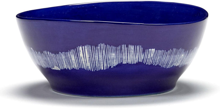 Serax - Ottolenghi Feast - Schüssel l - dunkelblau weiß - 18 ø - 4 Stück