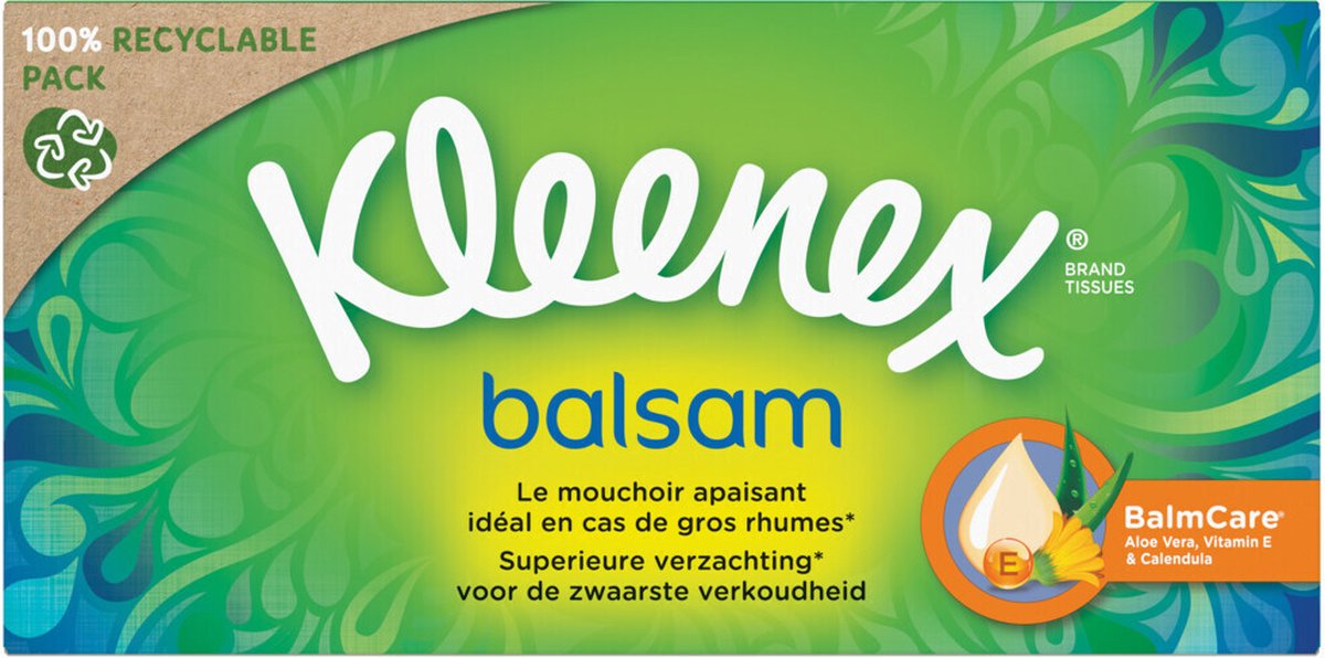 Kleenex-Taschentücher Balsam 64 Stück