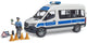 Bruder Mercedes-Benz Sprinter Polizeibus mit Licht und Gel