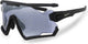 Rogelli Switch-Fahrradbrille für Damen und Herren – Schwarz