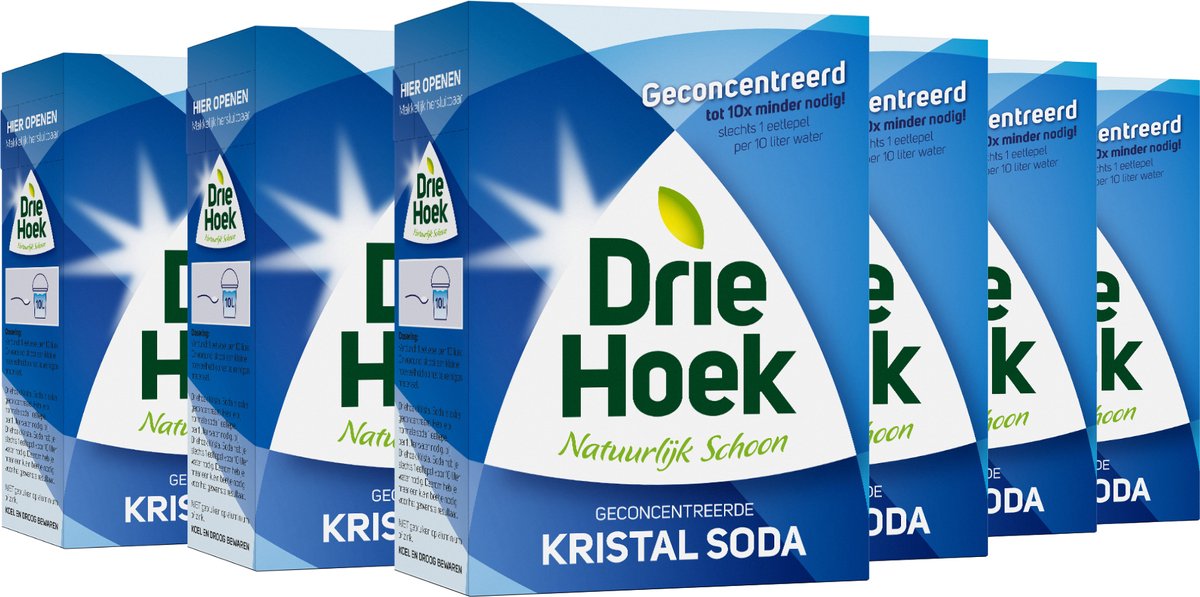 Triangle Crystal Soda – konzentriertes Soda – 6 x 600 g
