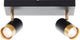 Brilliant Vigolo – Deckenstrahler – Gu10 2 x 5 W – 3000 K – Schwarzgold