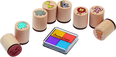 Goki Holzstempel Set - Wildtiere
