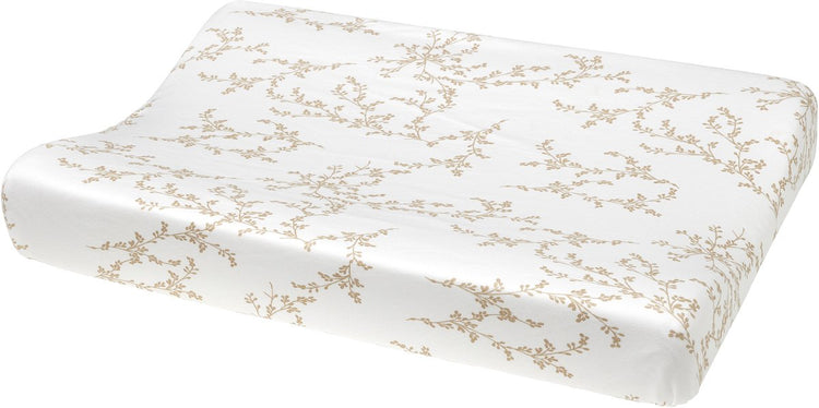 Meyco Baby Branches Wickelauflagenbezug – Sand – 50 x 70 cm