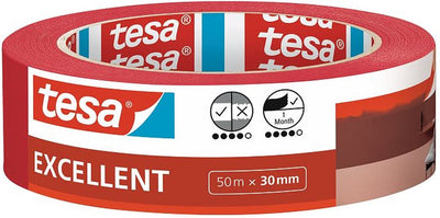 Tesa 1067555 – Malerband Excellent 50 Meter 30 mm | 10 Stück