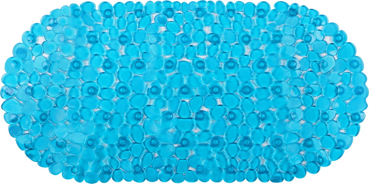 Differnz Lapis Antirutsch-Badeinlegematte 70x35cm blau transparent