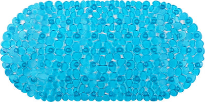 Differnz Lapis Antirutsch-Badeinlegematte 70x35cm blau transparent