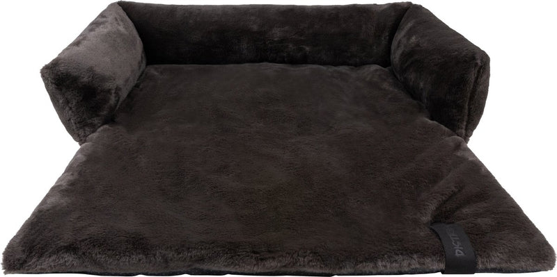District 70 Nuzzle – weicher Korb für das Sofa – groß: 85 x 75 cm – dunkelgrau
