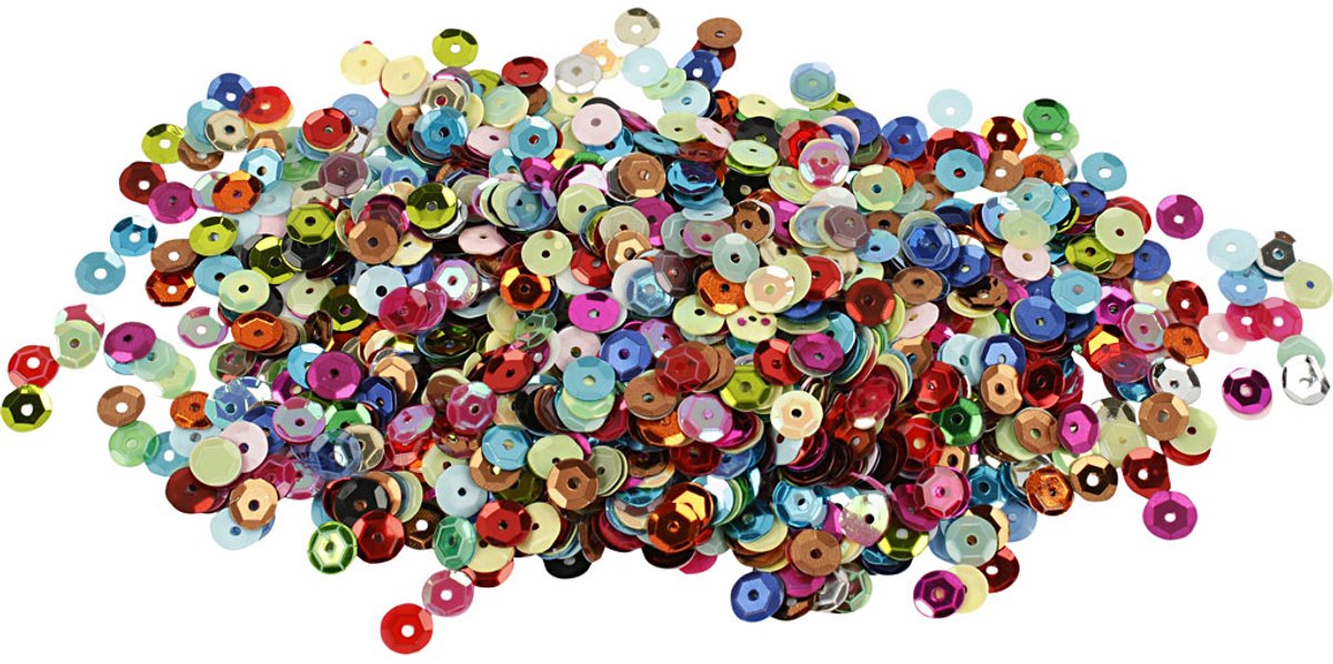 Runde Pailletten, 10gr