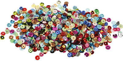 Runde Pailletten, 10gr