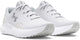 Under Armour UA W Charged Surge 4-Wht Damen-Sportschuhe – Weiß – Ferngrau – Metallic-Silber