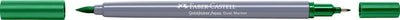 Faber-Castell – Duo-Aquarellmarker – Goldfaber – Smaragdgrün 163 – Pinsel 0,6 mm – FC-164663