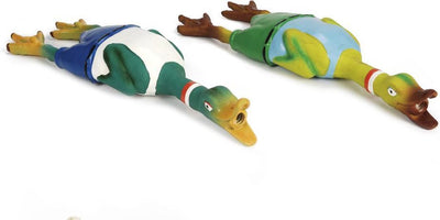 Beeztees Latex-Ente - Hundespielzeug - inkl. Ton - 45x11x7 cm