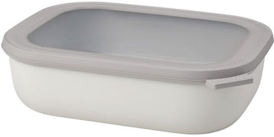 Mepal – Multi Bowl Cirqula Frischhaltedose – 2000 ml – rechteckig – Nordic White