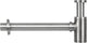 Differnz-Siphon matt verchromt – Siphon-Waschtisch – Mix-Match-Brunnensiphon