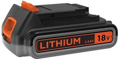 Black+Decker Schiebebatterie 18 V, 2,5 Ah Lithium-Ionen – bl2518-xj