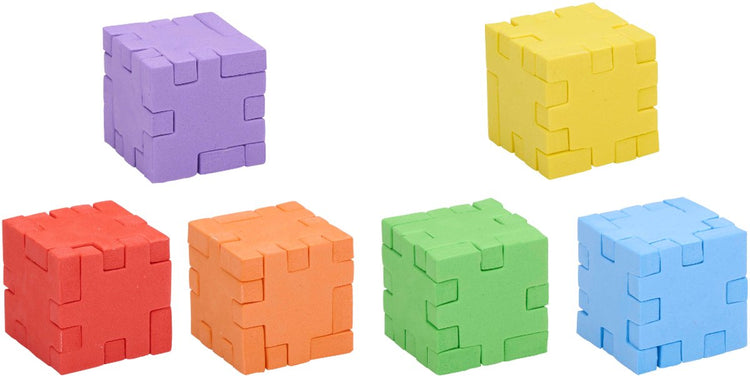 Eddy Toys eddytoys 2D 3D Würfelpuzzle für Kinder – regt Kreativität und logisches Denken an