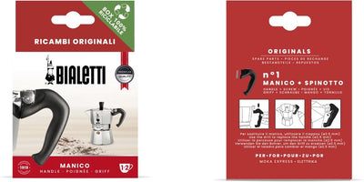Bialetti Ersatzset Moka Express 12 Köpfe – 3 Dichtungsringe Filterplatte – Originalteil