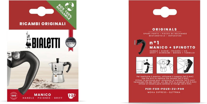 Bialetti Ersatzset Moka Express 12 Köpfe – 3 Dichtungsringe Filterplatte – Originalteil