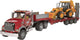 Bruder Mack Granite Truck mit Low -Loader und JCB 4CX