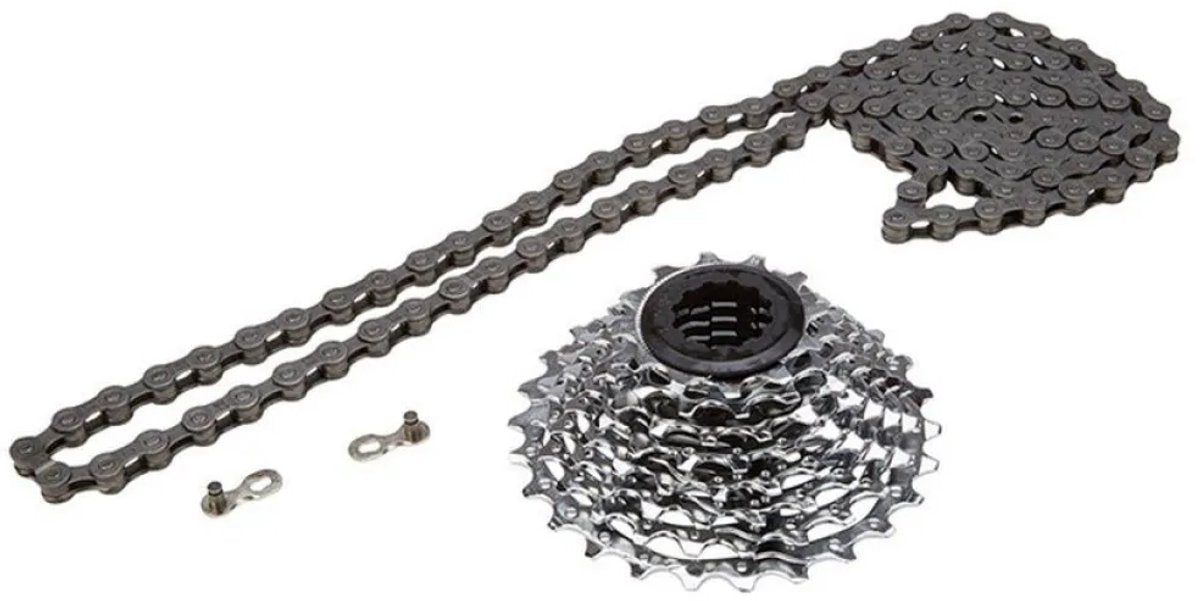 Sram Power Pack PG-830 PC-830 Kette Fahrradkassette Silber 8s 11-28t