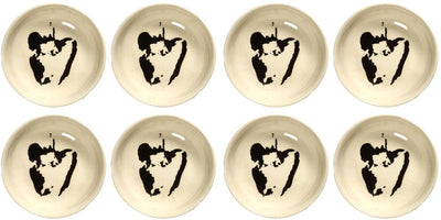 Serax - Ottolenghi Feast - Schale XS - Weiß Schwarz - 7 ø - 8 Stück