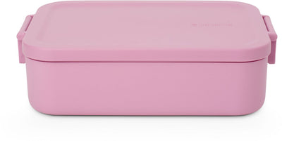 Brabantia Make Take Lunchbox Brotkasten – mittelgroß – Kunststoff – Fliederrosa