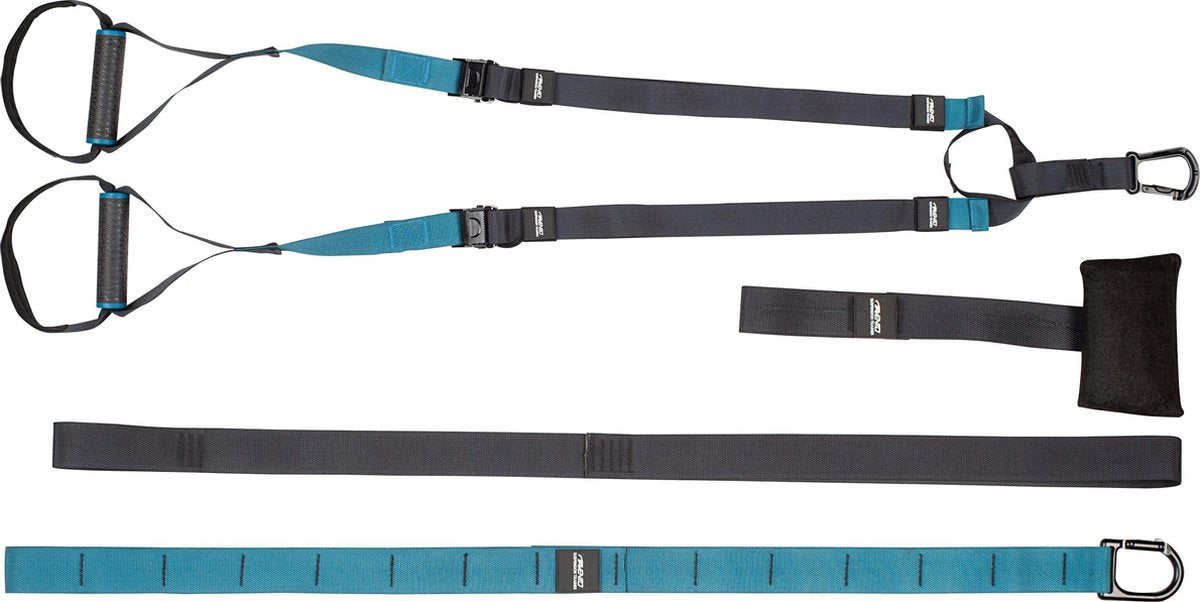 Avento Suspension Trainer Set - Schwarz Blau