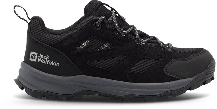 Jack Wolfskin Vojo Tour Texas Low K Wanderstiefel für Kinder – Phantom