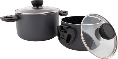 Bo-Camp - Pfannenset - Twist - Compact 2 - Aluminium - Induktion