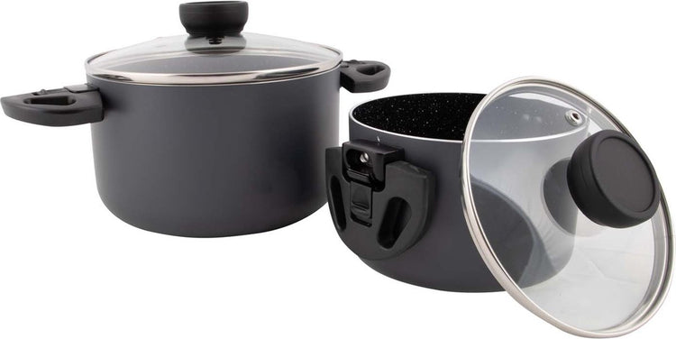 Bo-Camp - Pfannenset - Twist - Compact 2 - Aluminium - Induktion