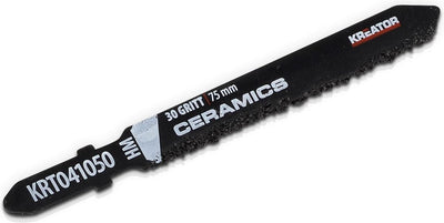 Kreator krt041050 Stichsägeblätter T-Schaft – 2 Stück – Keramik – 75 mm