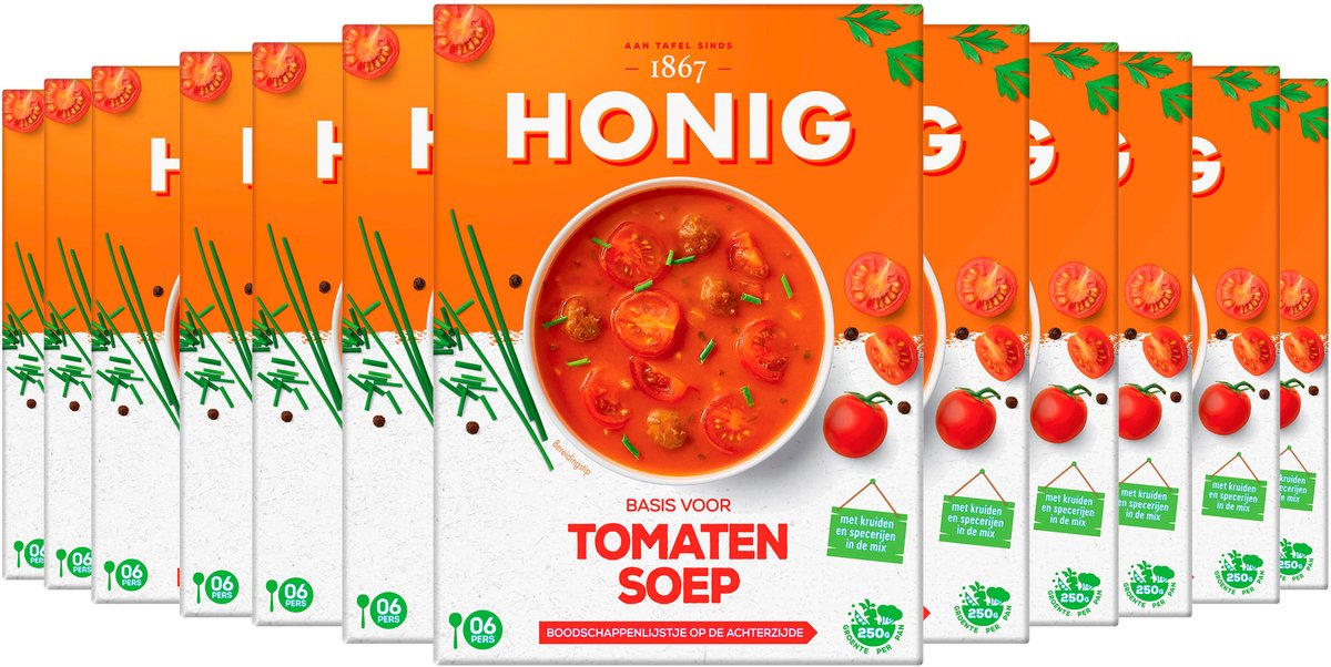 Honigbasis für Tomatensuppe (12x 92gr)
