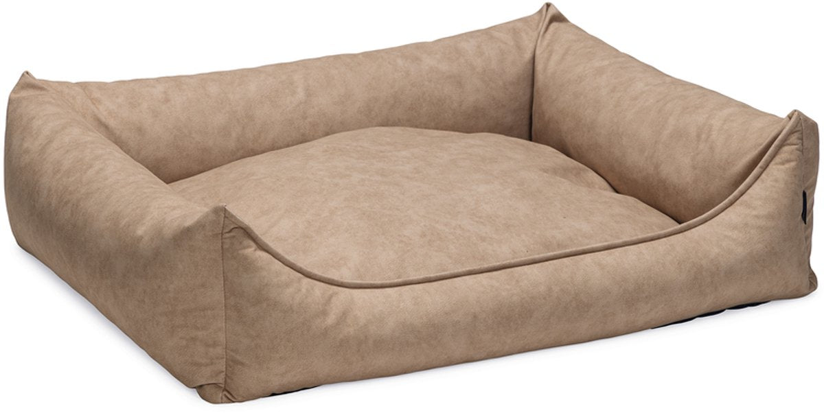 Beeztees lua – orthopädisches Hundebett – Beige – 80 x 60 x 24 cm