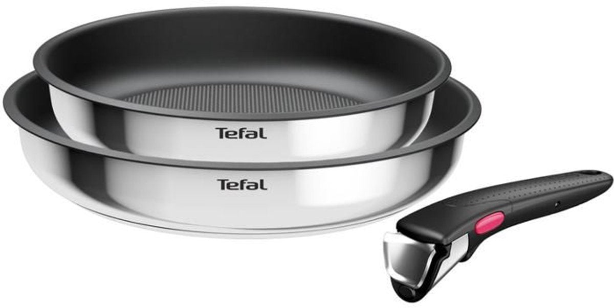 Tefal Cook Eat 22 26 cm Pfannenset Silber