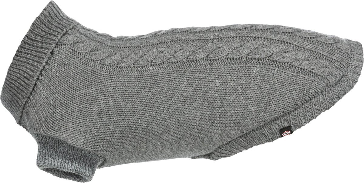 Trixie Pullover Kenton Grau - Hundekleidung - 50 cm