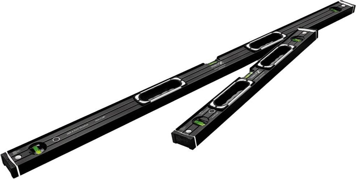 Stabila Dark Shadow 20053 Wasserwaagen-Set 61 cm, 122 cm 0,5 mm m