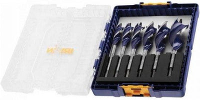 Irwin iw4042202 6-teiliges Holzbohrer-Set in Kassette – blaue Nut – 16 18 20 22 25 32 mm