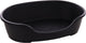 Flamingo-Hundekorb – Kunststoffkorb Tuck oval schwarz xxl 102,5 x 67 cm – recycelt, rutschfest – robustes europäisches Design