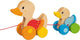 Goki Holz wandernde Tierfamilie Ente