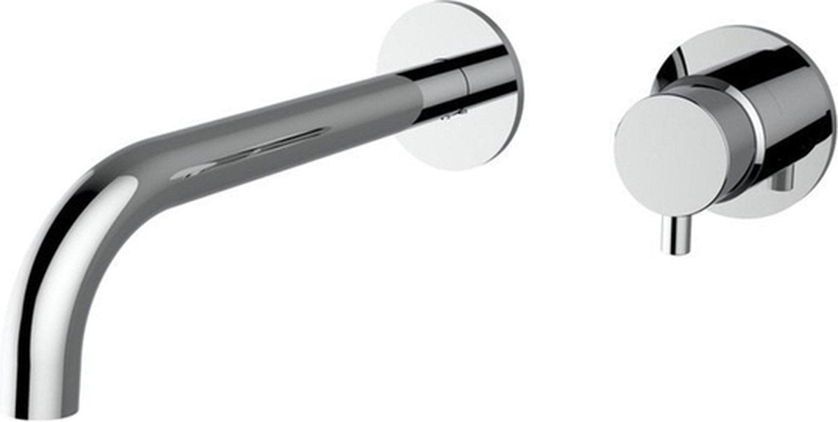 Plieger Napoli Einbau-Wandarmatur 1 Hebel mit Auslauf 23,8 cm Kaltstart Chrom